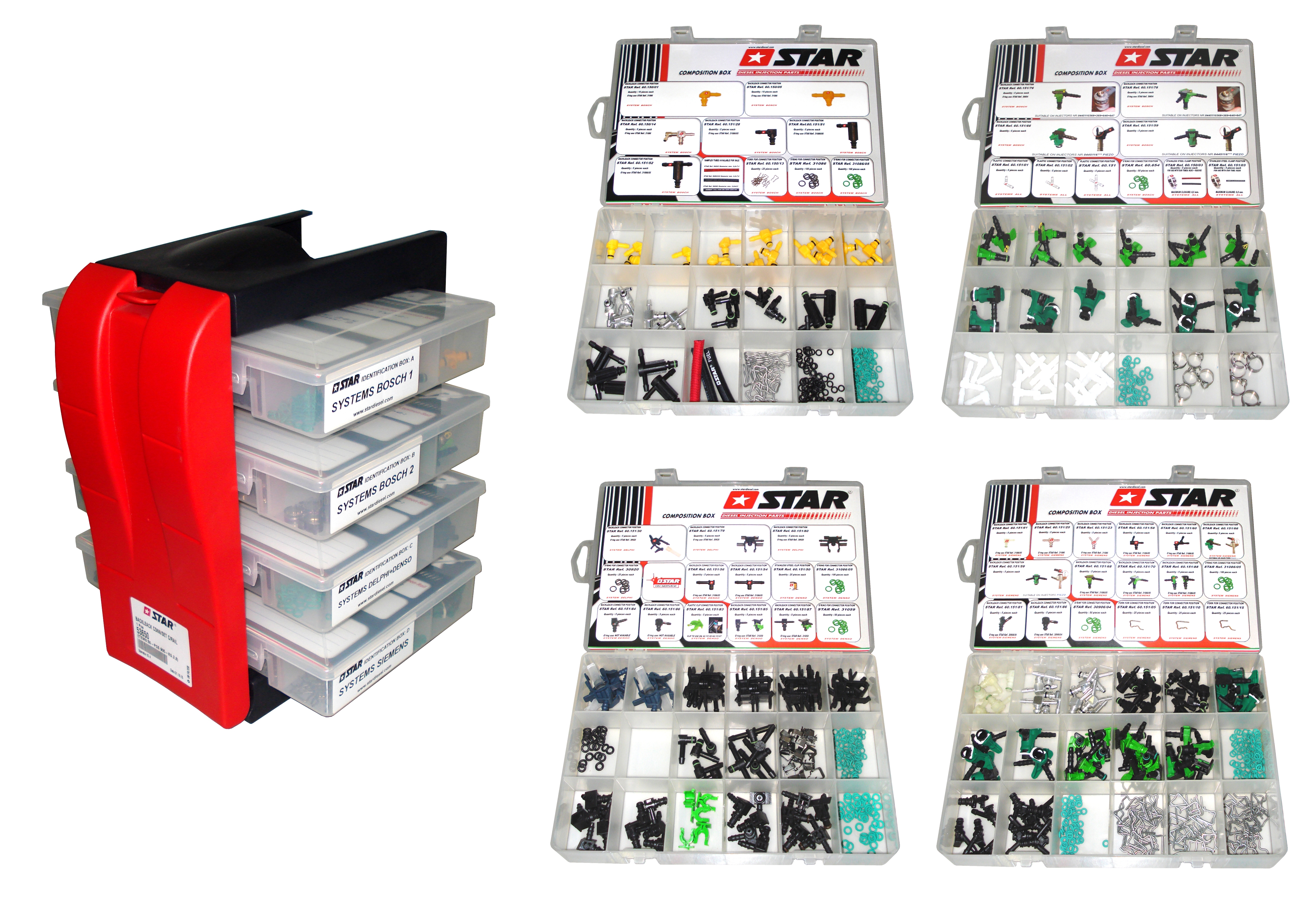 Assorted Spares Boxes for Common-Rail