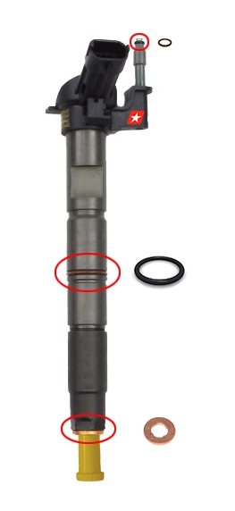 Common-Rail Piezo Injectors Parts