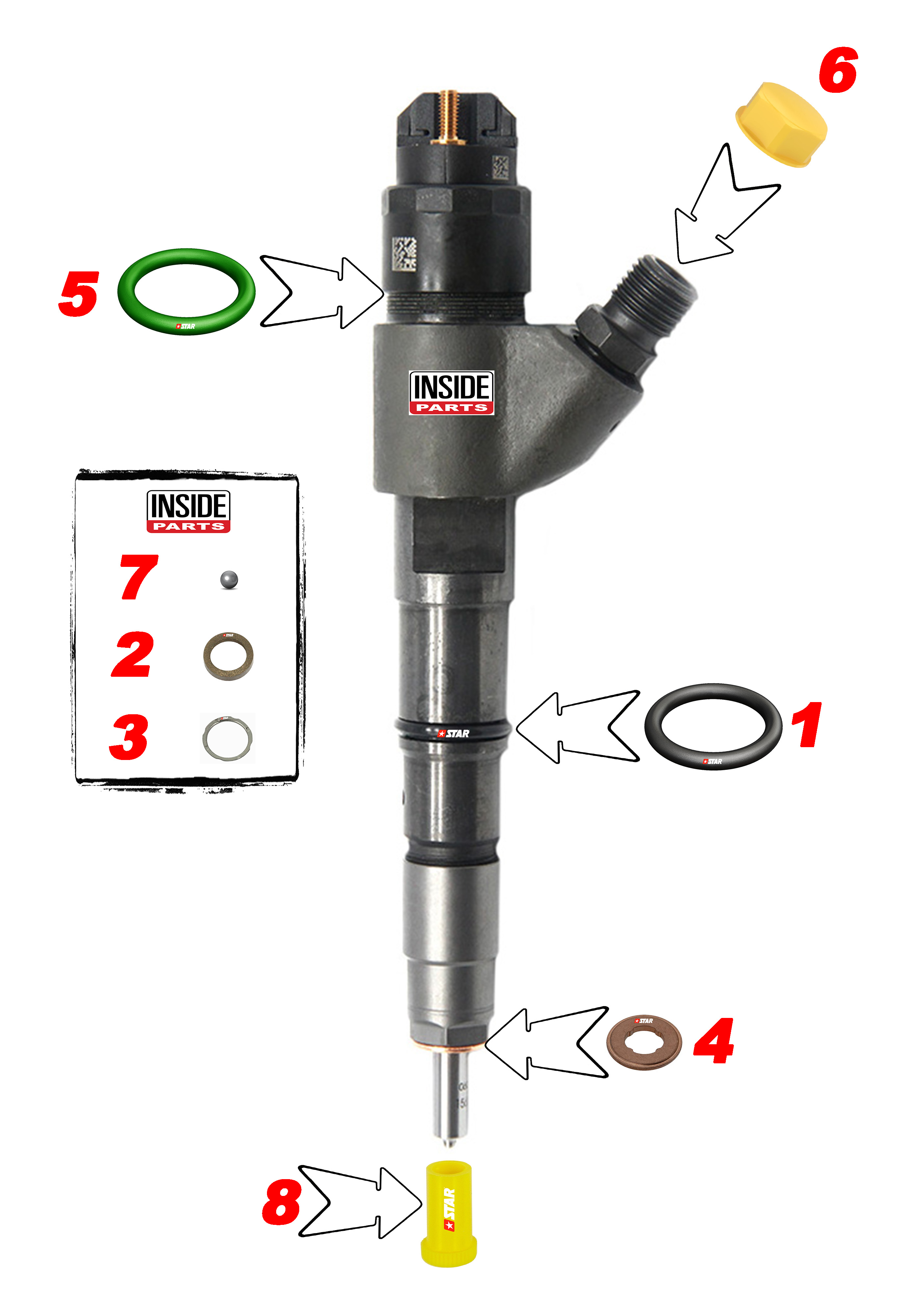 Repair Kits Injectors Common-Rail