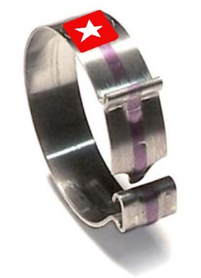 Fuel pipes clamps
