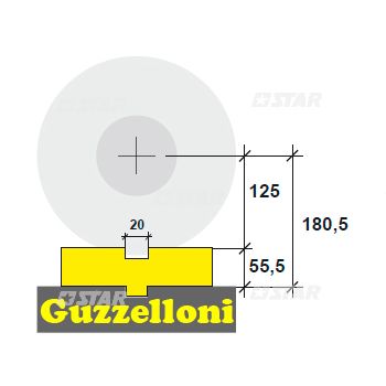 GUZZELLONI CLAMP/BRAKET