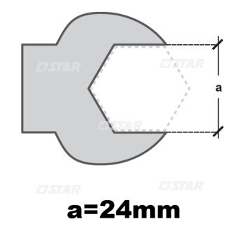24 MM.EXAG/OPEN WRENC
