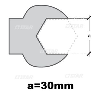 30 MM.EXAG/OPEN WRENC