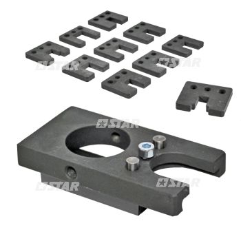 CLAMPING DEVICE BY PLATES