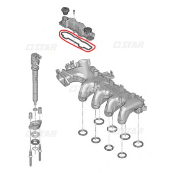 GASKET COVER INLET ENGINE