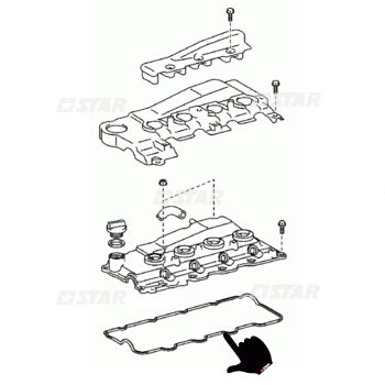 GASKET COVER INLET ENGINE