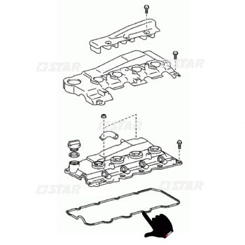 GASKET COVER INLET ENGINE