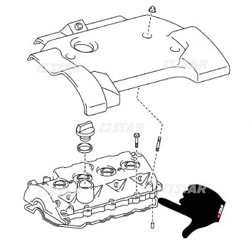 GASKET COVER INLET ENGINE