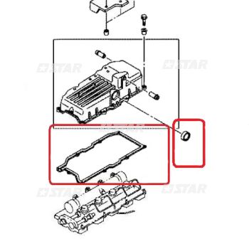 GASKET COVER-CAT/ISUZU HEUI