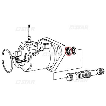 OIL SEAL HYDRAULIC PUMP DPA