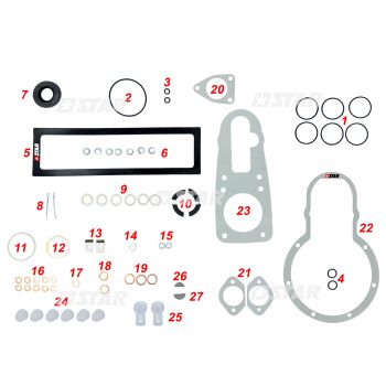 GASKET KIT PUMP B+RPB
