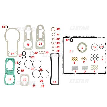 G/KIT ZEXEL PE(S)-6 AD+RSV