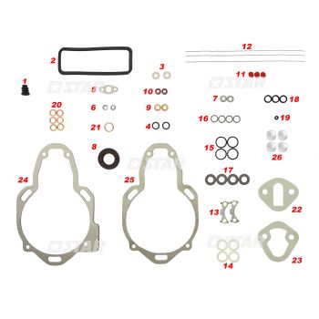 GASKET KIT 4CYL MINI-PUMP