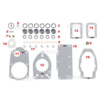 GASKET KIT-AMBAC-MACK E6