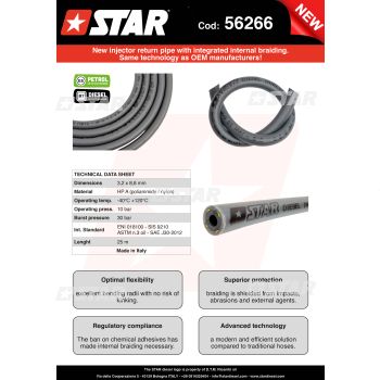 WASTE HOSE KIT FOR INJ/