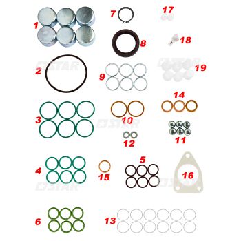GASKET KIT 6 CYL/ S/8000
