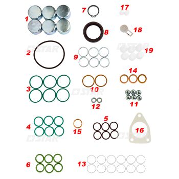 GASKET KIT 6 CYL/ S/8000
