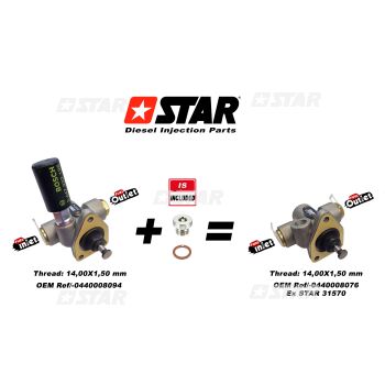 FEED PUMP VOLVO/DAF/KHD/IVECO