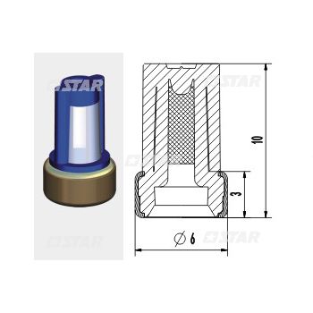 FUEL INJECTORS FILTER