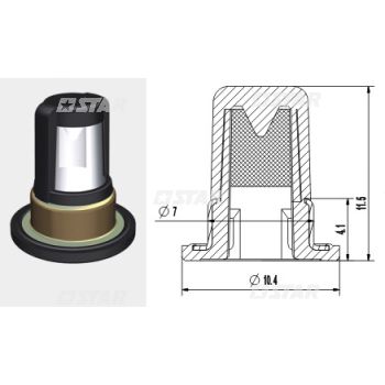 FUEL INJECTORS FILTER