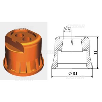 PINTLE CAP-YELLOW