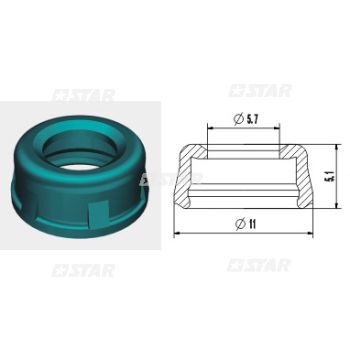 PINTLE CAP-BLUE