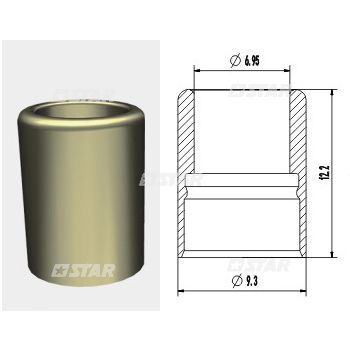 PINTLE CAP-WHITE