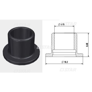 PINTLE CAP-BLACK