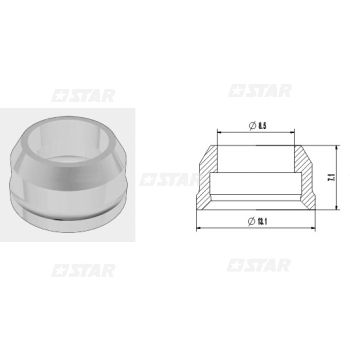 FUEL INJECTOR INSULATOR