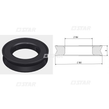 FUEL INJECTOR INSULATOR