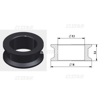 FUEL INJECTOR INSULATOR