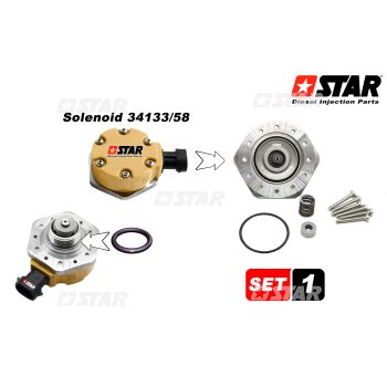 COMPLETE SOLENOID SET-PUMP CAT