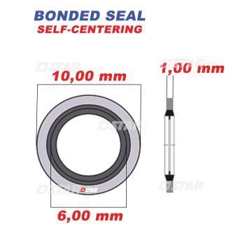 BONDED SEAL-SELF-CENTERING