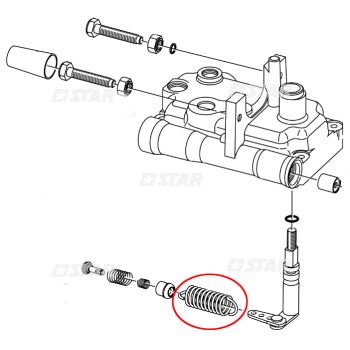 SPRING ACC/SHAFT DP200