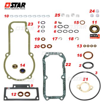 REPAIR KIT BH 4M+RSF GOV+FP