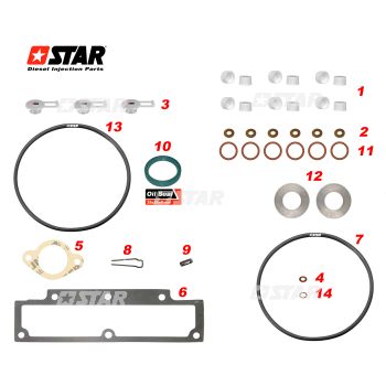 GASKET KIT BH PE(S)6M RSF
