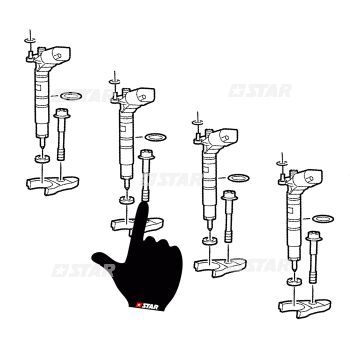 INJECTOR FIXING BRACKET SCREW