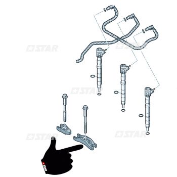 INJECTOR FIXING BRACKET