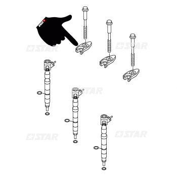 INJECTOR FIXING BRACKET