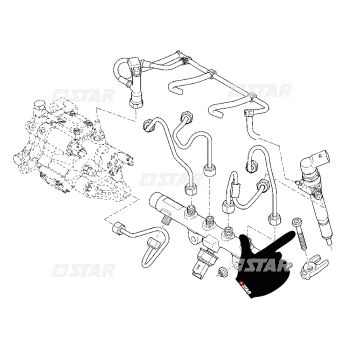 INJECTOR FIXING BRACKET SCREW
