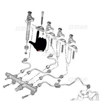 INJECTOR FIXING BRACKET DELPHI