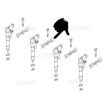 INJECTOR FIXING BRACKET BOSCH