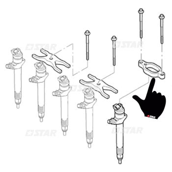 INJECTOR FIXING BRACKET