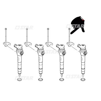 INJECTOR FIXING BRACKET SCREW