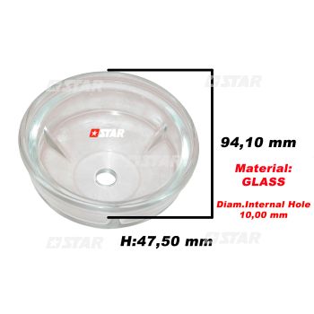 GLASS BOWL-OPEL