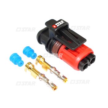 PLASTIC CONNECTOR-2PIN