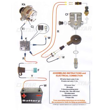 DIESEL HEATER SET KIT 24V.