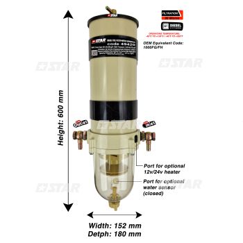 DIESEL FILTER FOR RACOR 1000FG/FH