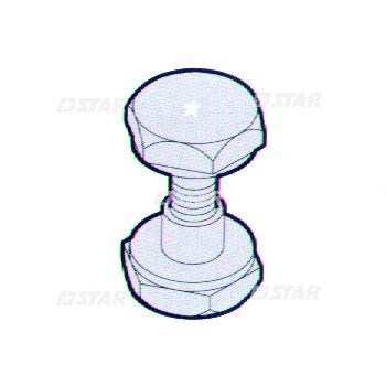 BOLT FOR COUPLING BLADES