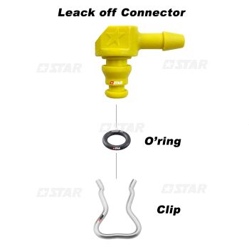 C/RAIL WASTE HOSE 1 WAY